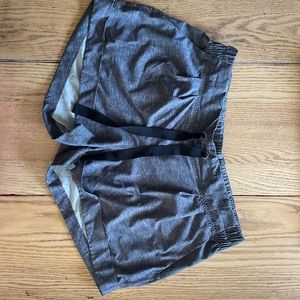 Heather Grey Lululemon dress shorts
